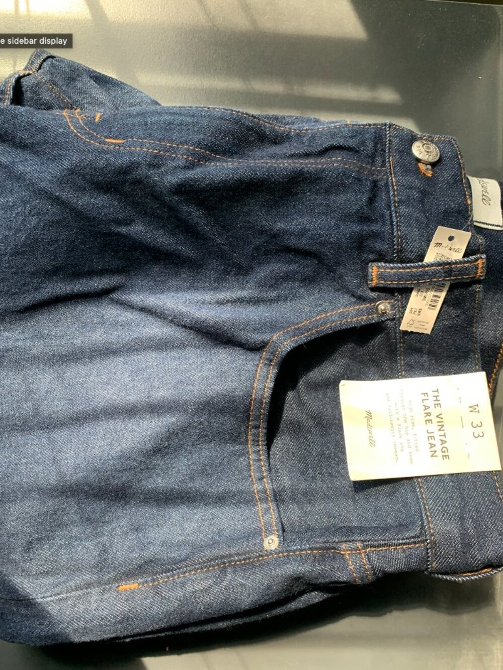 Madewell Vintage Flare Jeans size 33